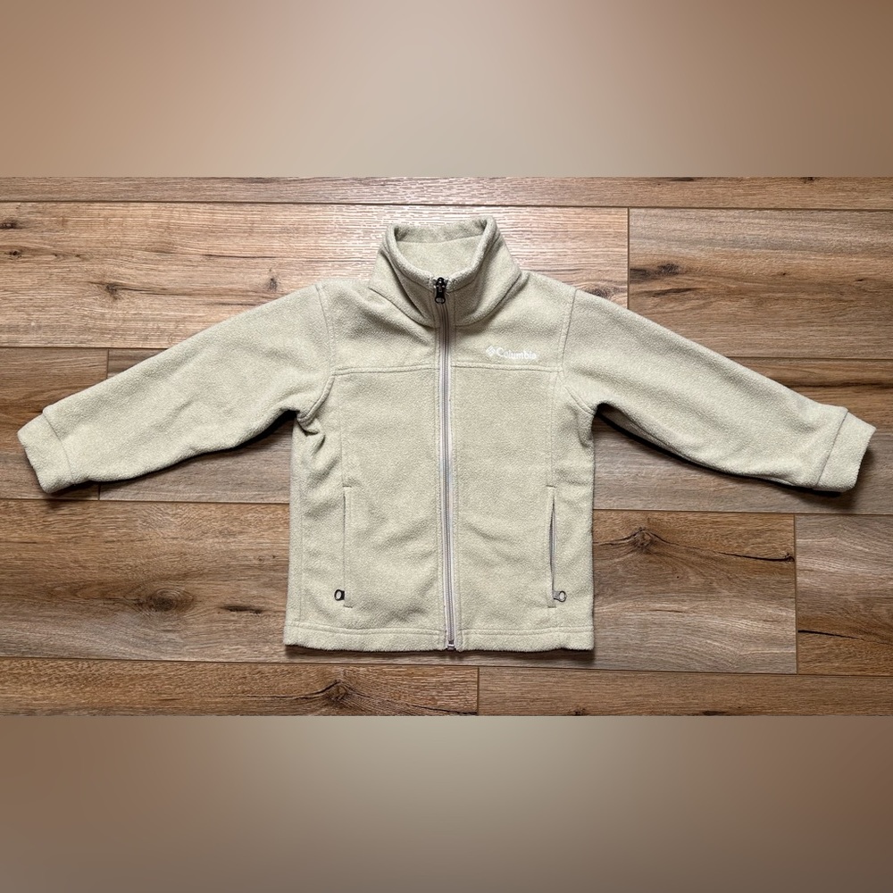 Columbia Zip Fleece Kids XXS (4/5) - Sand - gently used
